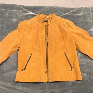 Bernardo Tan Leather Jacket